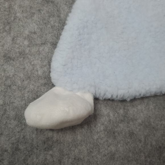 Demdaco Nat & Jules Light Blue Puppy Dog Lovey 11 Inch Rattle Plush Baby Toy - Picture 5 of 9